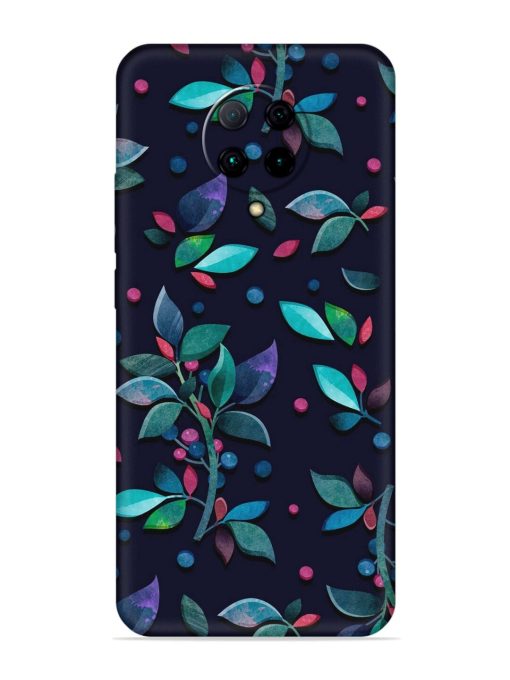 Decorative Watercolor Flower Embossed Soft Silicone Case for Poco F2 Pro Zapvi