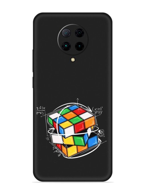 Cubik Vector Embossed Soft Silicone Case for Poco F2 Pro Zapvi