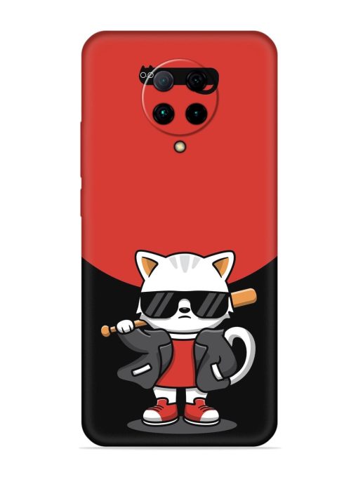 Cool Little Bear Cartoon Embossed Soft Silicone Case for Poco F2 Pro Zapvi