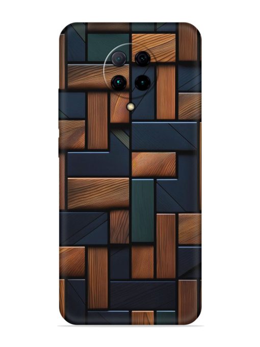 Wooden Background Cubes Embossed Soft Silicone Case for Poco F2 Pro Zapvi