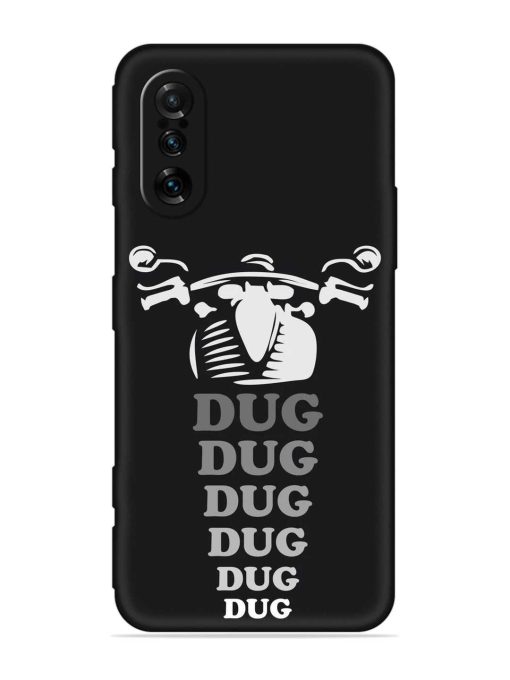 Dug Dug Dug Embossed Soft Silicone Case for Poco F3 Gt (5G) Zapvi