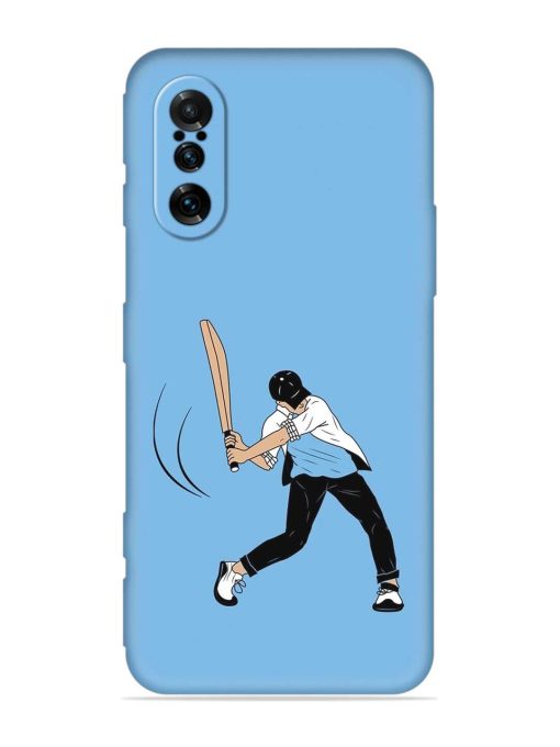 Cricket Gully Boy Embossed Soft Silicone Case for Poco F3 Gt (5G) Zapvi