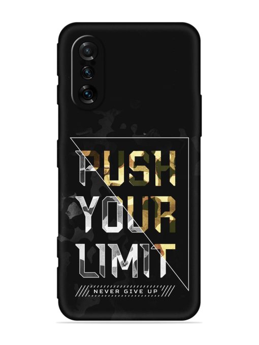 Push Your Limits Embossed Soft Silicone Case for Poco F3 Gt (5G)