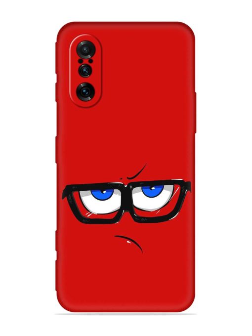 Rad Angry Face Embossed Soft Silicone Case for Poco F3 Gt (5G) Zapvi