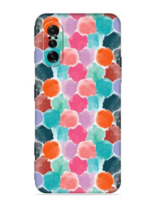 Colorful Seamless Pattern Embossed Soft Silicone Case for Poco F3 Gt (5G) Zapvi