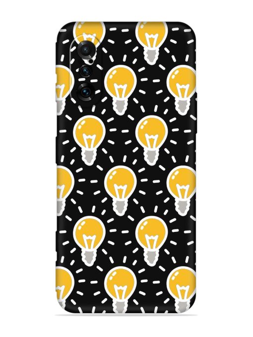 Light Bulb Seamless Embossed Soft Silicone Case for Poco F3 Gt (5G) Zapvi