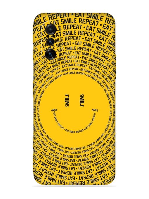 Smiley Embossed Soft Silicone Case for Poco F3 Gt (5G)