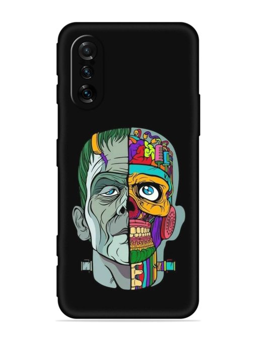 Men Vs Skull Embossed Soft Silicone Case for Poco F3 Gt (5G) Zapvi