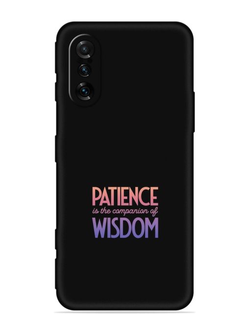 Patience Is The Embossed Soft Silicone Case for Poco F3 Gt (5G) Zapvi