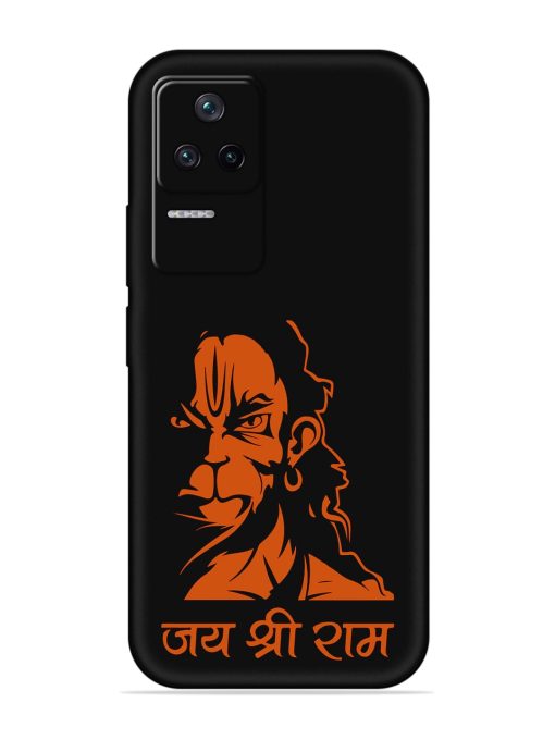 Angry Hanuman Embossed Soft Silicone Case for Poco F4 (5G)