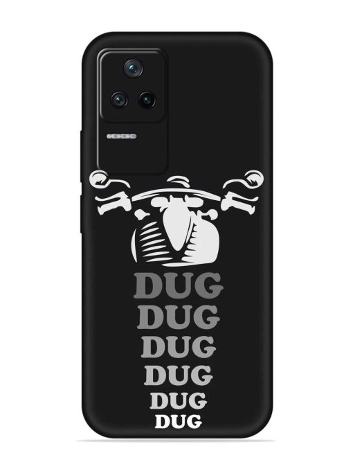 Dug Dug Dug Embossed Soft Silicone Case for Poco F4 (5G)