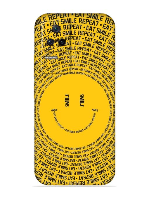 Smiley Embossed Soft Silicone Case for Poco F4 (5G) Zapvi