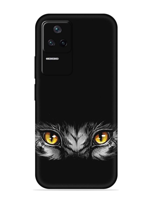 Scary Eye Embossed Soft Silicone Case for Poco F4 (5G) Zapvi