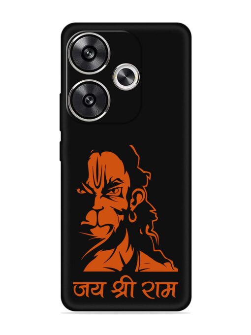 Angry Hanuman Embossed Soft Silicone Case for Poco F6 (5G) Zapvi