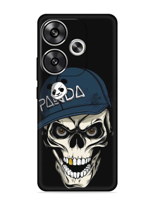 Panda Skull Embossed Soft Silicone Case for Poco F6 (5G) Zapvi