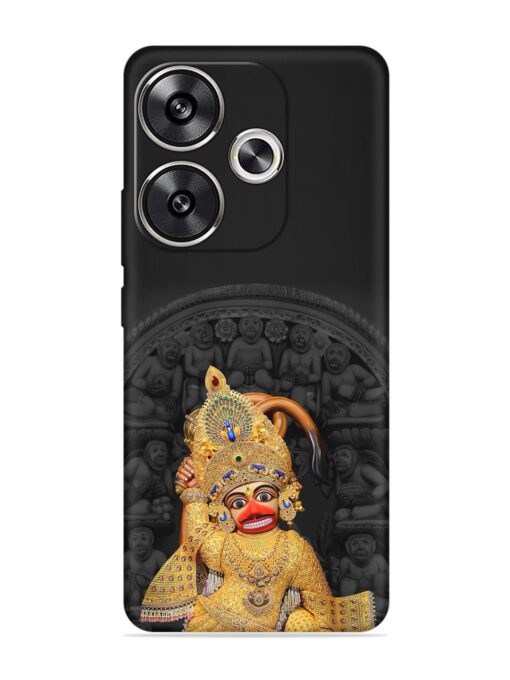 Indian Gold Hanuman Embossed Soft Silicone Case for Poco F6 (5G)