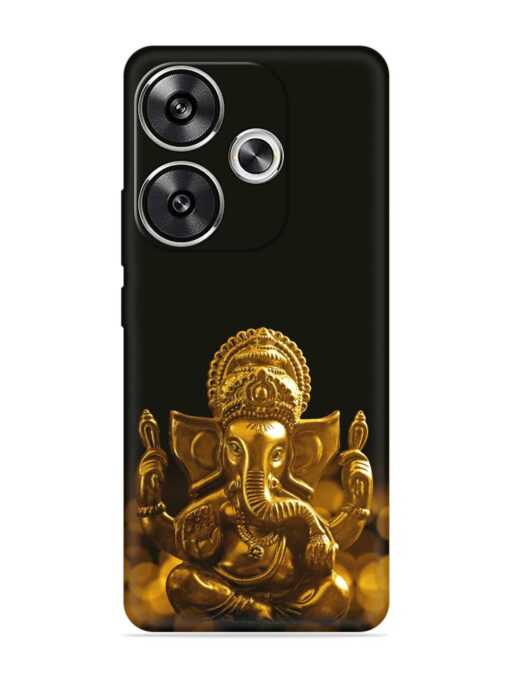 Lord Ganesha Indian Festival Embossed Soft Silicone Case for Poco F6 (5G)