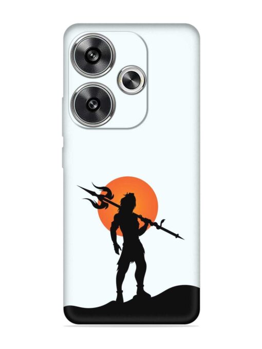 Lord Mahadev Trendy Embossed Soft Silicone Case for Poco F6 (5G)