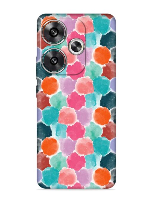 Colorful Seamless Pattern Embossed Soft Silicone Case for Poco F6 (5G) Zapvi