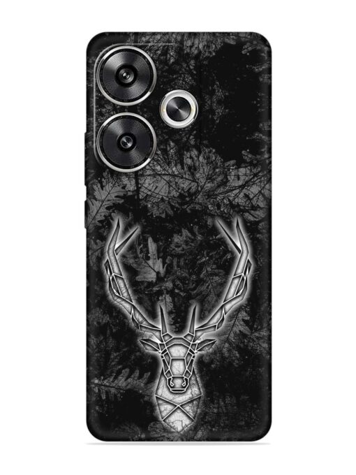 Ancient Deer Embossed Soft Silicone Case for Poco F6 (5G)