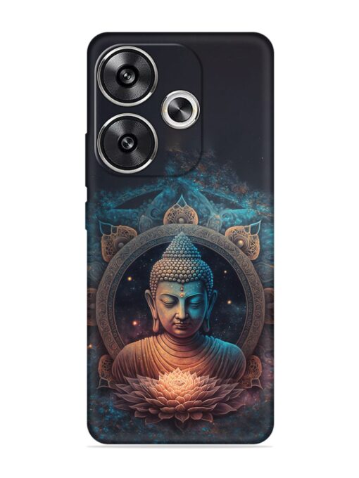 Gautam Buddha Embossed Soft Silicone Case for Poco F6 (5G)