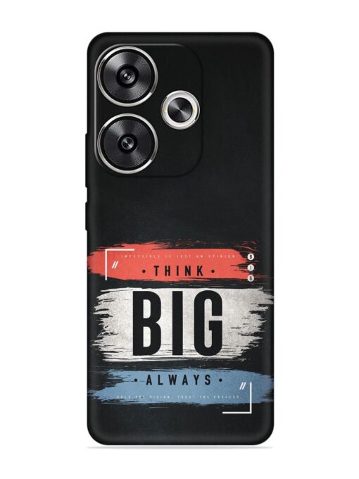 Think Big Always Embossed Soft Silicone Case for Poco F6 (5G) Zapvi