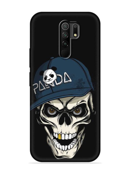 Panda Skull Embossed Soft Silicone Case for Poco M2 Zapvi