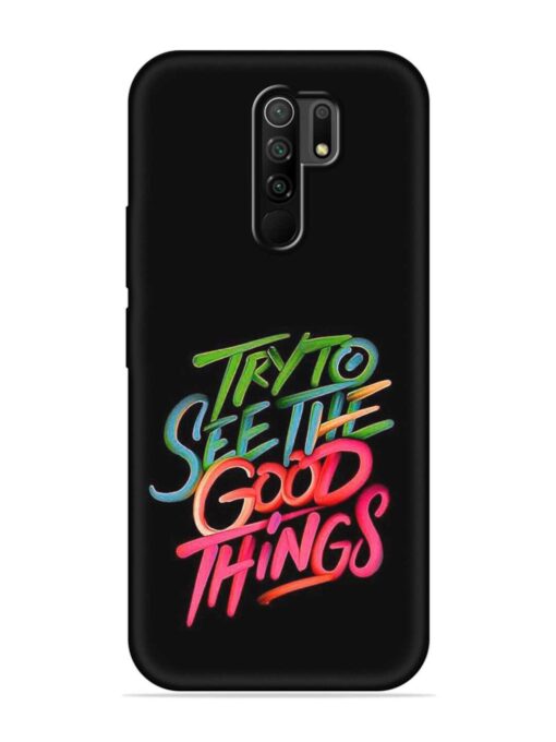 Try To See The Good Things Embossed Soft Silicone Case for Poco M2