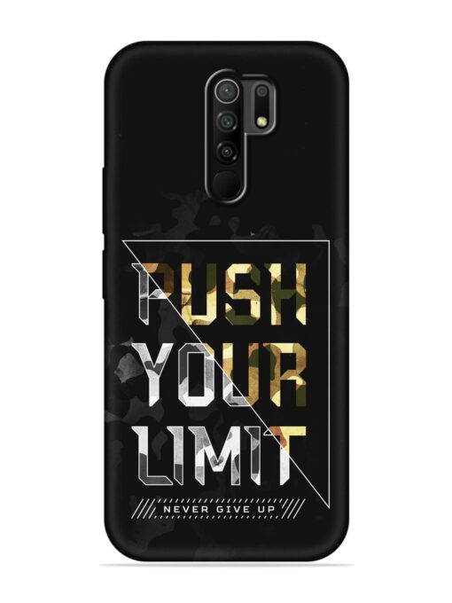 Push Your Limits Embossed Soft Silicone Case for Poco M2 Zapvi