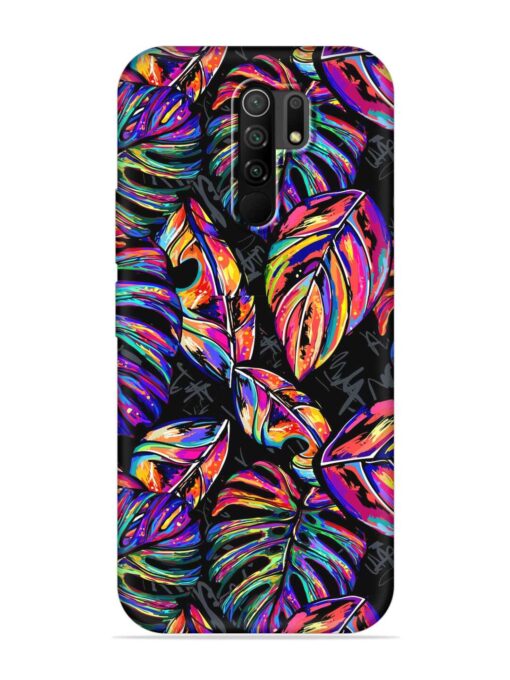 Tropical Seamless Vector Embossed Soft Silicone Case for Poco M2 Zapvi