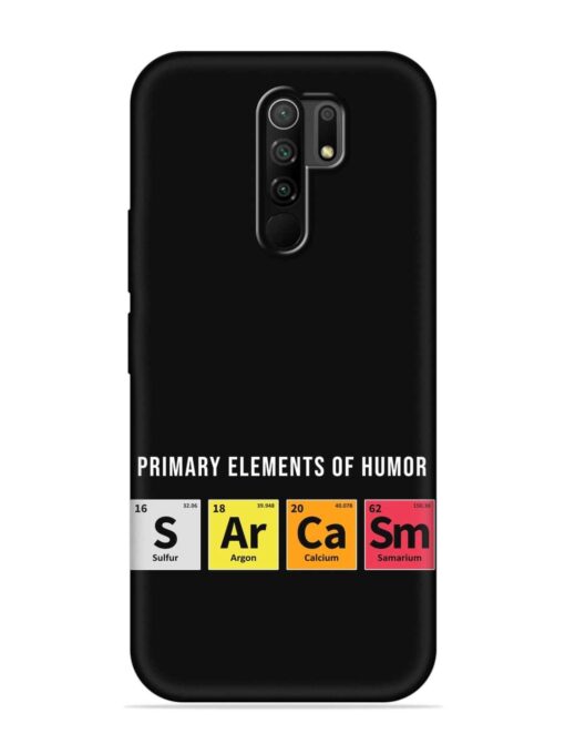 Primary Elements Humor Embossed Soft Silicone Case for Poco M2 Zapvi