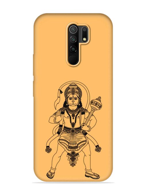 Indian God Hanuman Embossed Soft Silicone Case for Poco M2 Zapvi