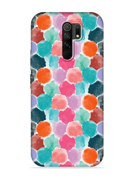 Colorful Seamless Pattern Embossed Soft Silicone Case for Poco M2 Zapvi