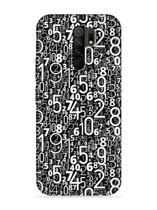 Many Numbers Different Embossed Soft Silicone Case for Poco M2 Zapvi