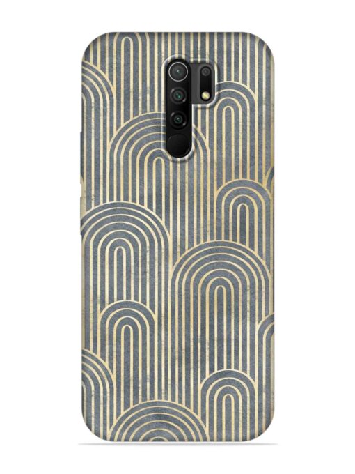 Art Deco Style Embossed Soft Silicone Case for Poco M2 Zapvi