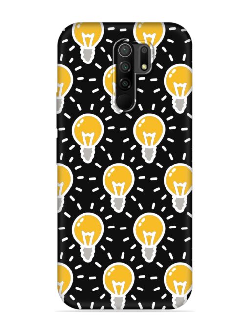 Light Bulb Seamless Embossed Soft Silicone Case for Poco M2 Zapvi