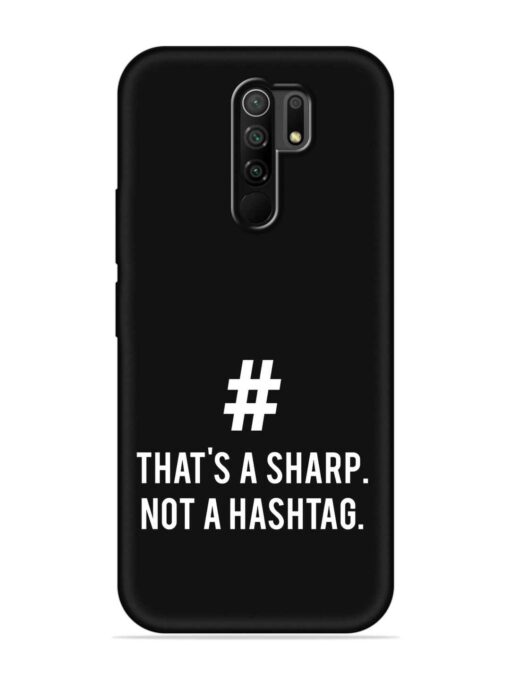 Thats Sharp Not Embossed Soft Silicone Case for Poco M2 Zapvi