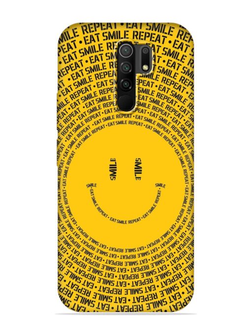 Smiley Embossed Soft Silicone Case for Poco M2 Zapvi