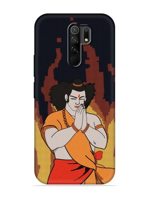 Shree Ram Vector Embossed Soft Silicone Case for Poco M2 Zapvi