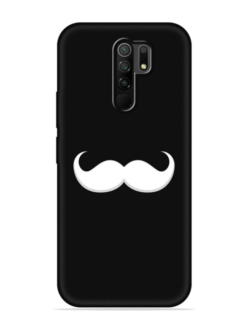 Mustache Vector Embossed Soft Silicone Case for Poco M2 Zapvi