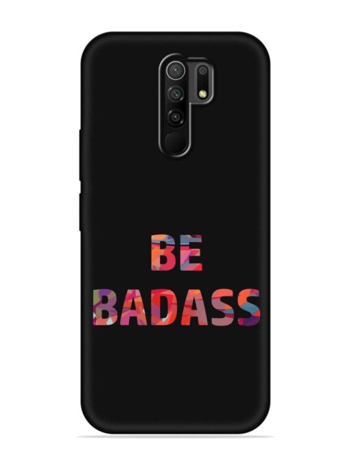 Be Badass Embossed Soft Silicone Case for Poco M2 Zapvi