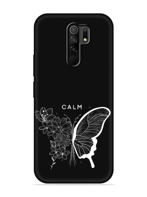 Calm Embossed Soft Silicone Case for Poco M2 Zapvi