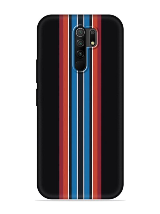 Vertical Strips Embossed Soft Silicone Case for Poco M2 Zapvi