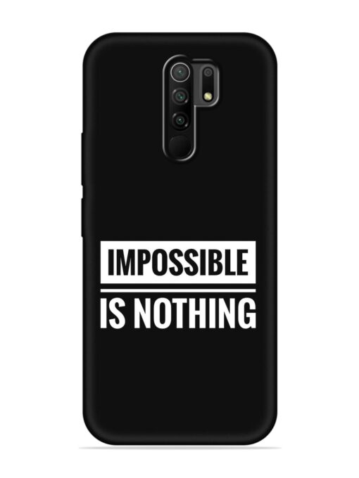 Impossible Is Nothing Embossed Soft Silicone Case for Poco M2