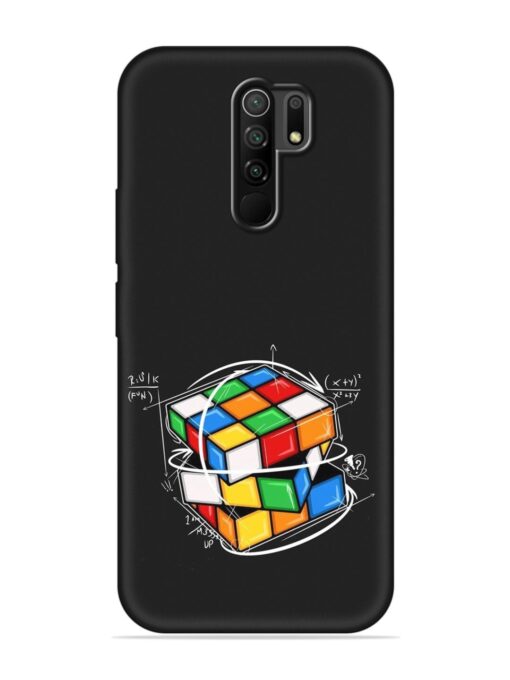 Cubik Vector Embossed Soft Silicone Case for Poco M2 Zapvi