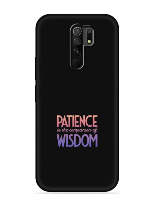 Patience Is The Embossed Soft Silicone Case for Poco M2 Zapvi