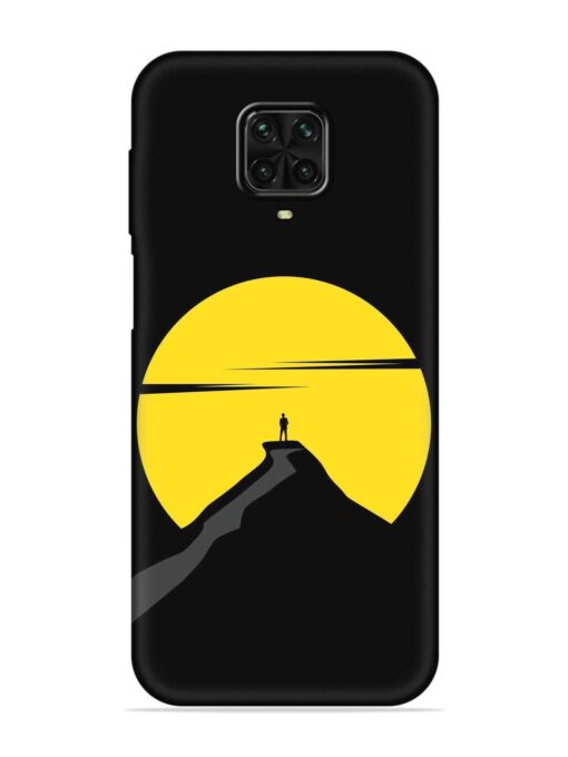 Black Ultra Vector Embossed Soft Silicone Case for Poco M2 Pro Zapvi