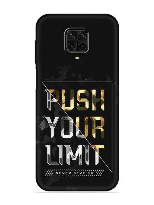 Push Your Limits Embossed Soft Silicone Case for Poco M2 Pro Zapvi