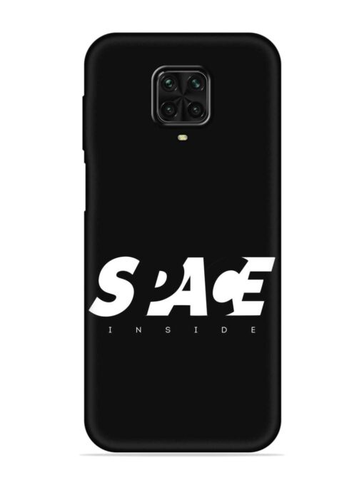 Space Typography Art Embossed Soft Silicone Case for Poco M2 Pro Zapvi