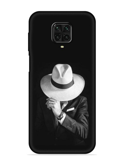 Men Under Hat Embossed Soft Silicone Case for Poco M2 Pro Zapvi